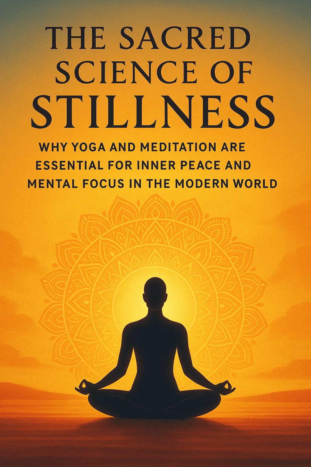 The Sacred Science of Stillness: Why Yoga and Meditation Are Essential for Inner Peace and Mental Focus in the Modern World