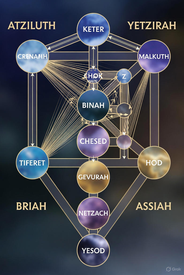 Unveiling the Mystic Veil: Navigating the Four Thought Layers of Awareness in Kabbalah
