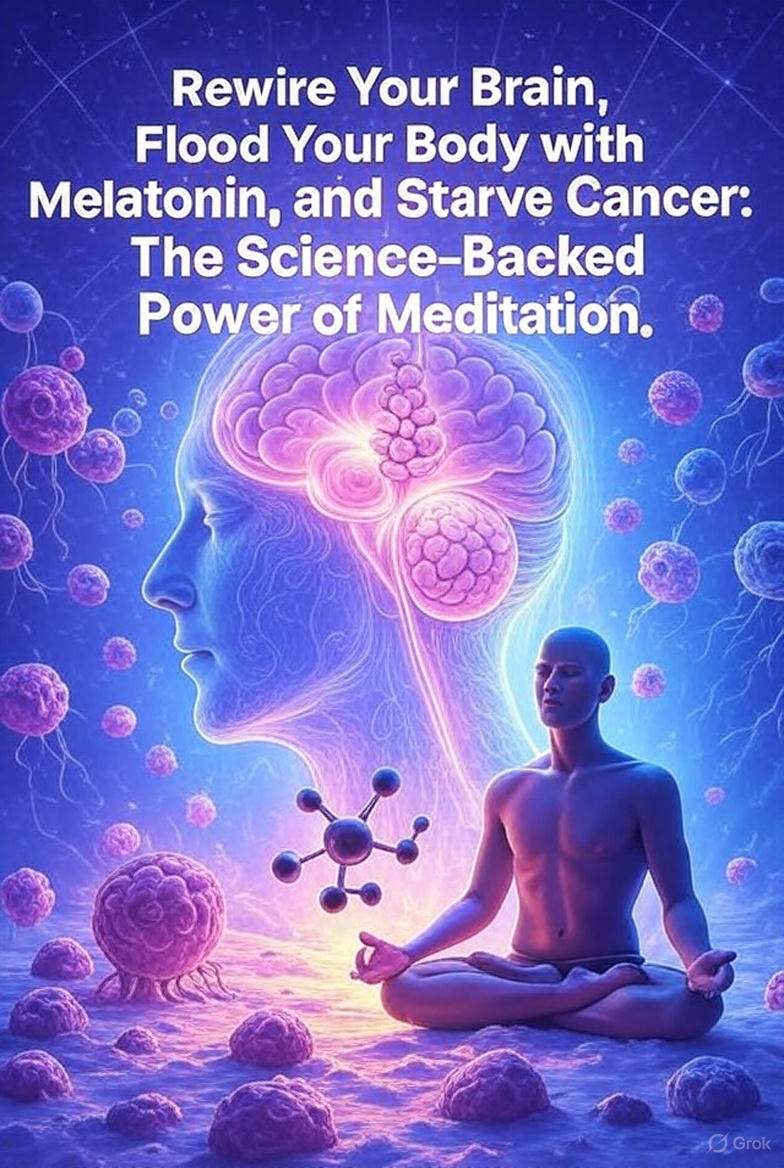 Rewire Your Brain, Flood Your Body with Melatonin, and Starve Cancer: The Science-Backed Power of Meditation