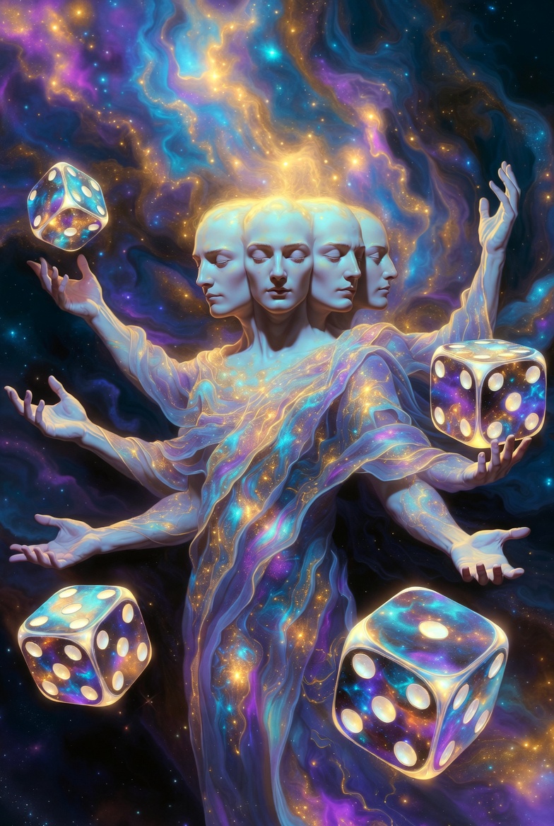 Fourtuna: The Four-Faced God Who Rolls the Dice of Reality Itself