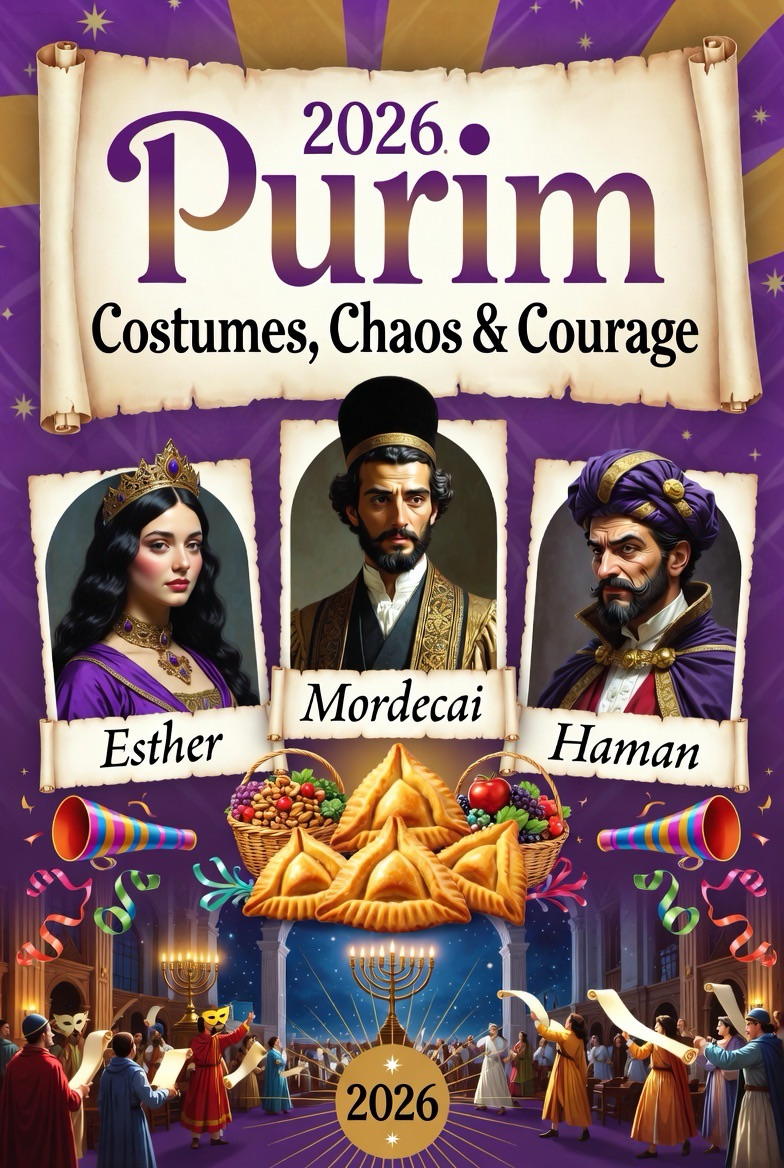 Purim 2026: Costumes, Chaos & Courage – The Jewish Holiday That Turns Near-Disaster Into Non-Stop Celebration